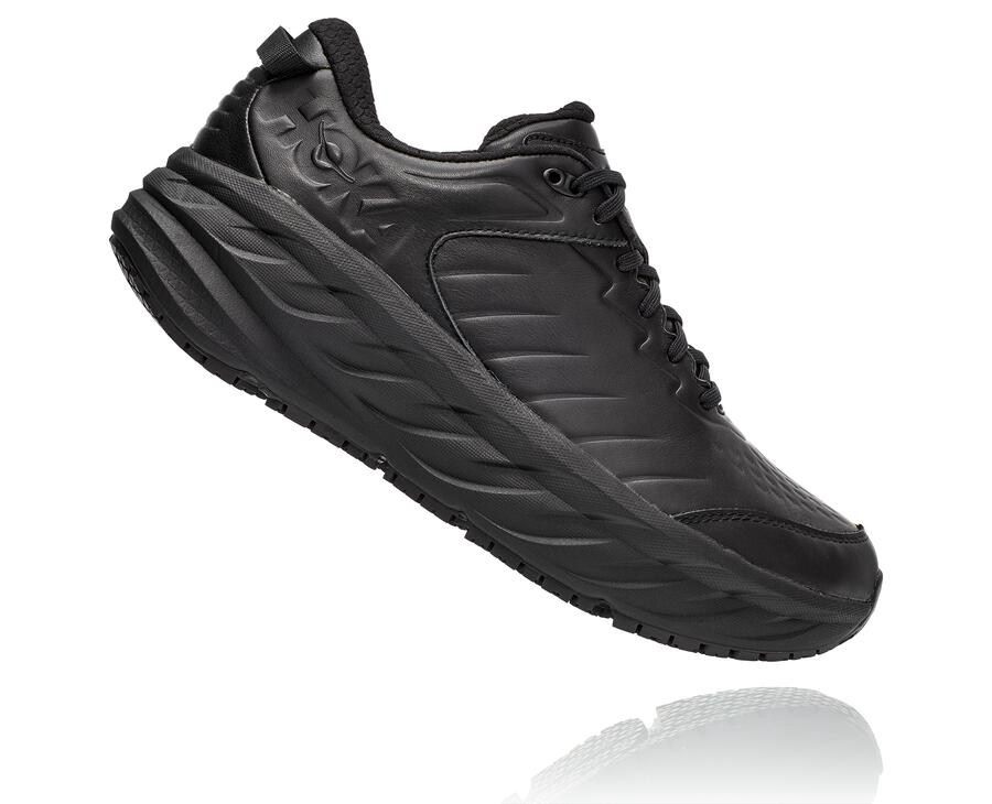 Hoka One One Tenisky Panske Čierne - Bondi Sr - 27153-YCBT